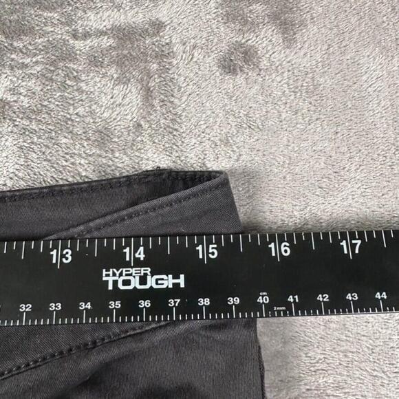Forever 21 Cargo Pants Womens Large Black Zipper Skater Rockstar Grunge Y2K - Picture 10 of 12